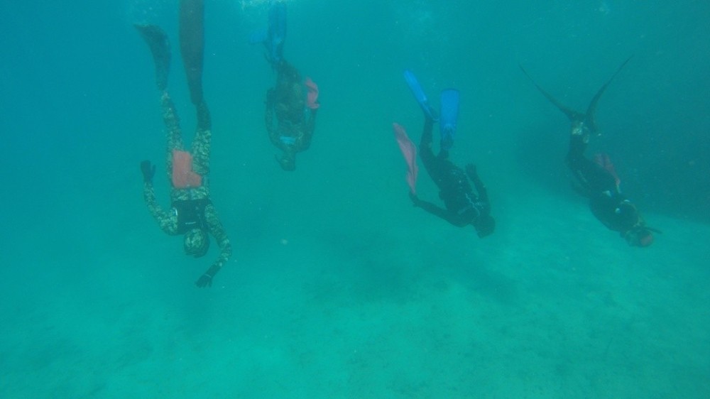 Uluslararası Optimist Yarışları öncesi deniz dibi temizliği yapıldı 