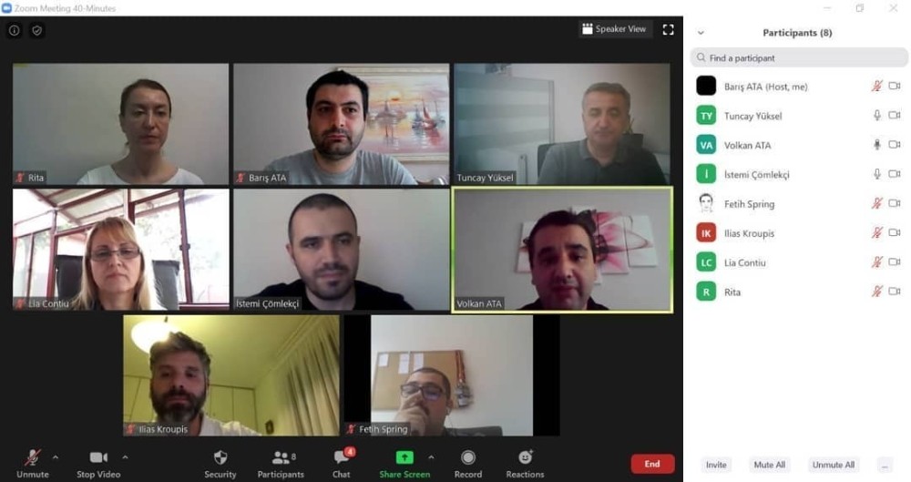 Uluslararası toplantı online gerçekleştirildi 