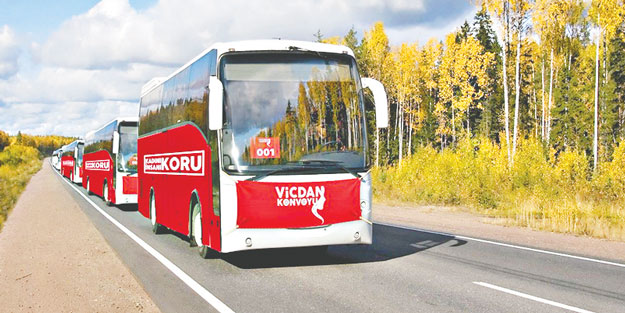 Uluslararası Vicdan Konvoyu yola çıkıyor