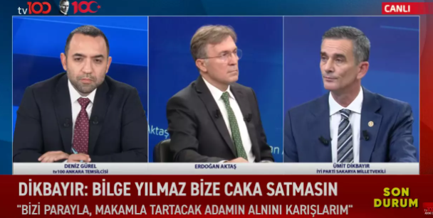 Ümit Dikbayır'dan canlı yayında şoke eden iddialar! Akşener’in oğlu para dağıttı