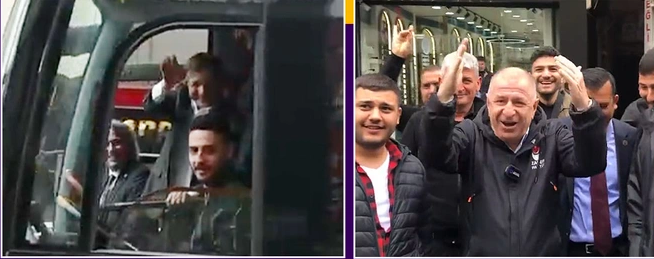 Ümit Özdağ, Konya'da Ahmet Davutoğlu ile karşılaşınca... Olay sözler