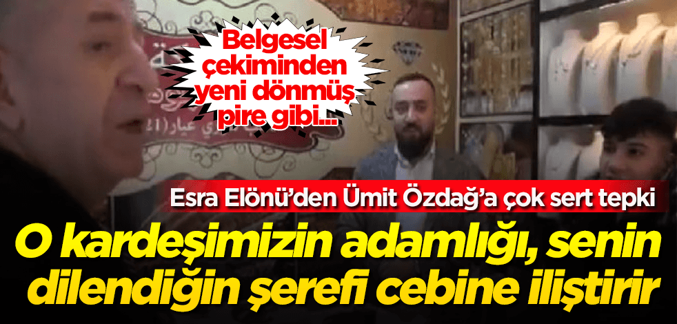 Ümit Özdağ'a çok sert tepki: Gevşek damarda şeref durmaz