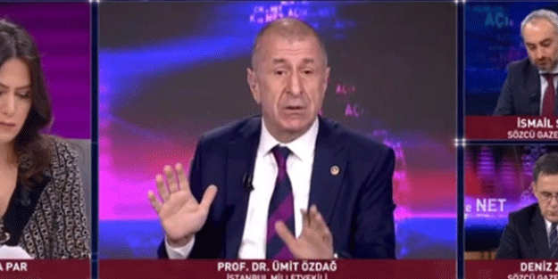 Ümit Özdağ’dan canlı yayında zehir zemberek sözler