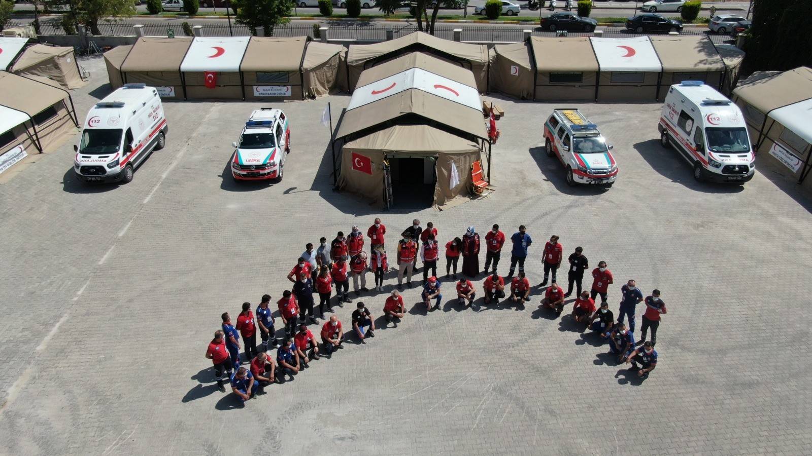 UMKE Personeli, Ağır İklim Tipi Seyyar Hastane Kurulum Eğitiminde Tecrübe Kazandı!