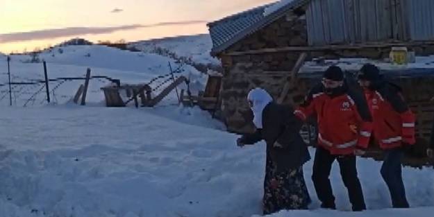 UMKE, yaşlı kadın için seferber oldu