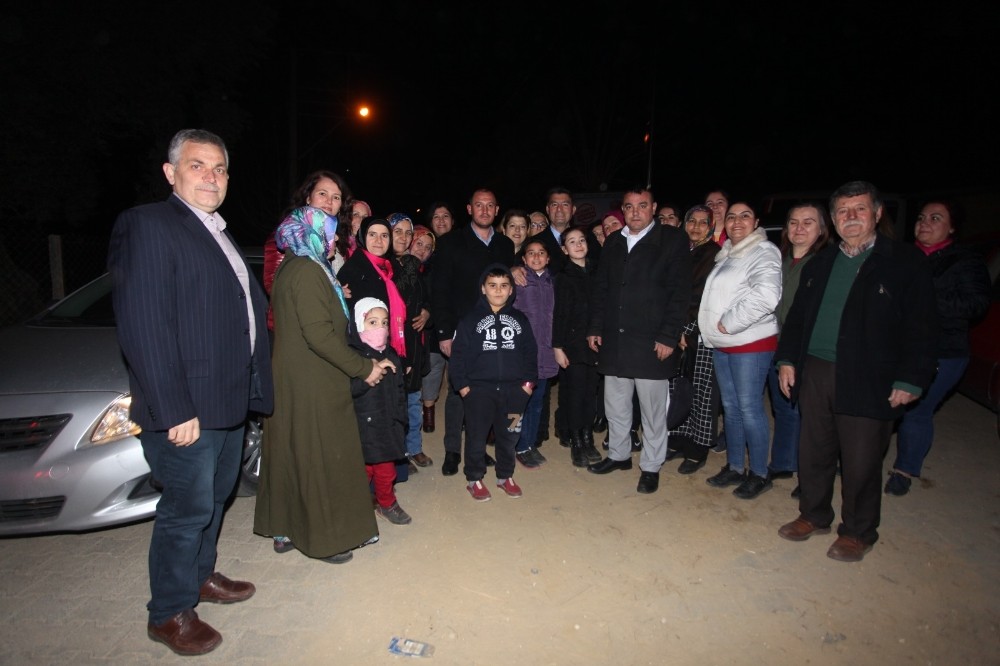 Ümmet Akın seçim çalışmalarını sürdürdü