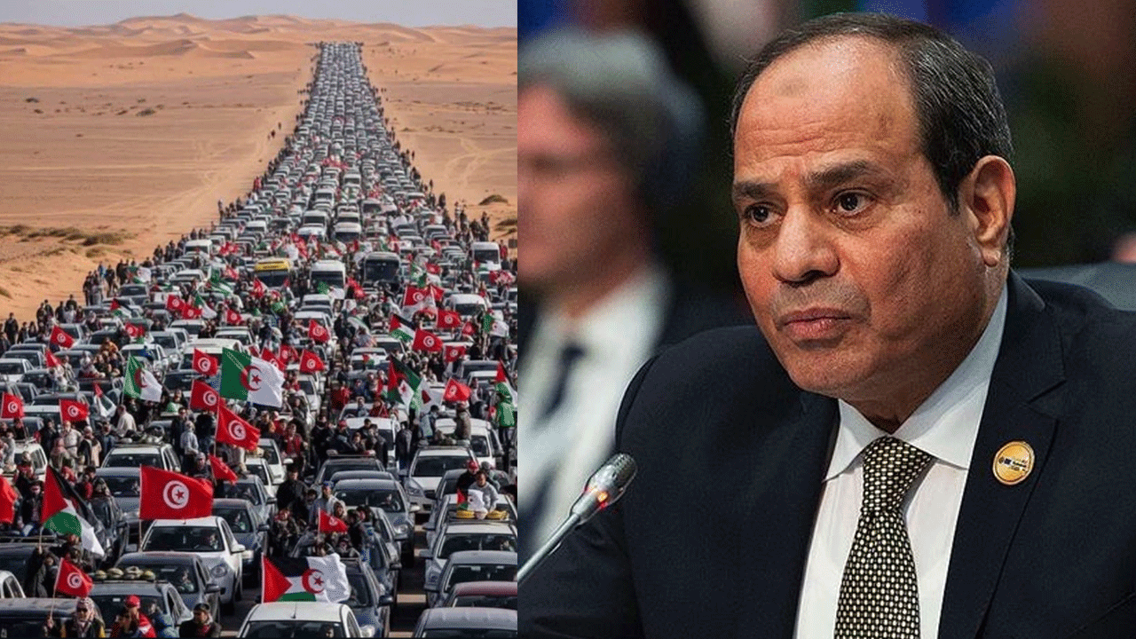 Ümmet Gazze için bastırıyor, Mısır Refah’ı açmamakta direniyor!