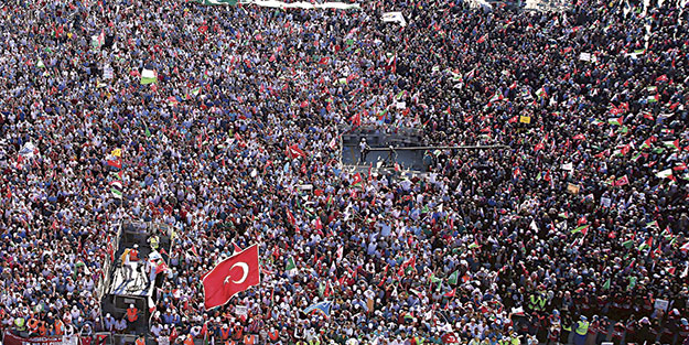 Ümmet kudüs için kıyama durdu