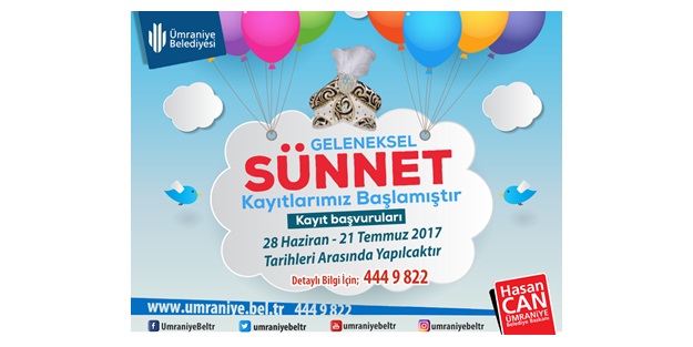 Ümraniye Belediyesi Geleneksel Sünnet Kayıtları Başladı