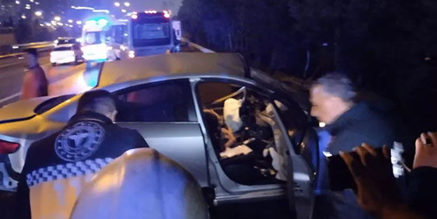 Ümraniye’de aşırı hız felakete sebep oldu