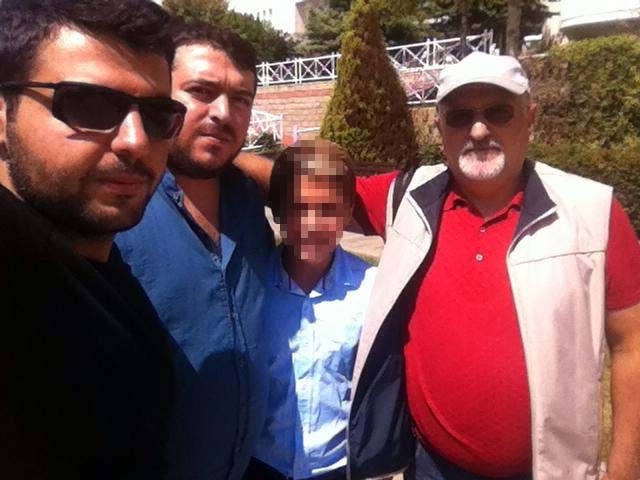 Ümraniye’de dehşeti yaşatan ile dehşeti yaşayan aile üyeleri aynı karede 