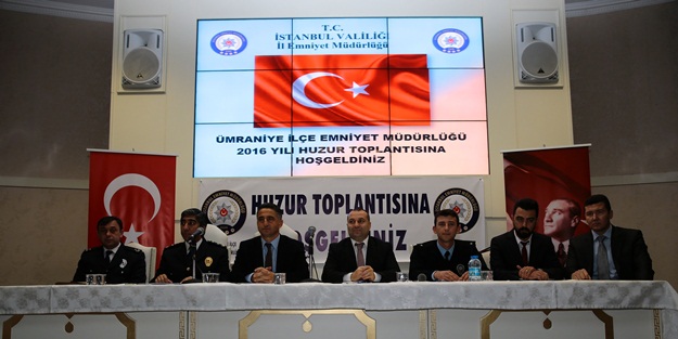 Ümraniye’de Huzur ve Emniyet için 2016 Yılı toplantısı yapıldı