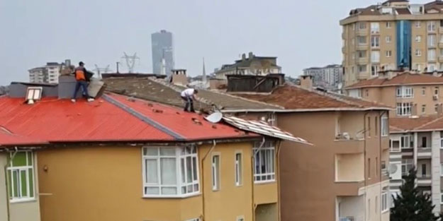 Ümraniye'de 'pes' dedirten görüntü! Canlarını böyle hiçe saydılar