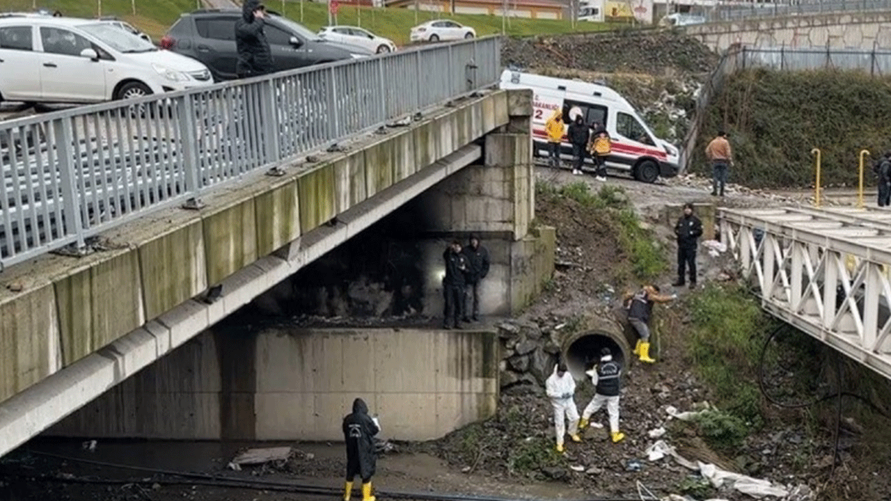 Ümraniye'de şok olay: Derede erkek cesedi bulundu!