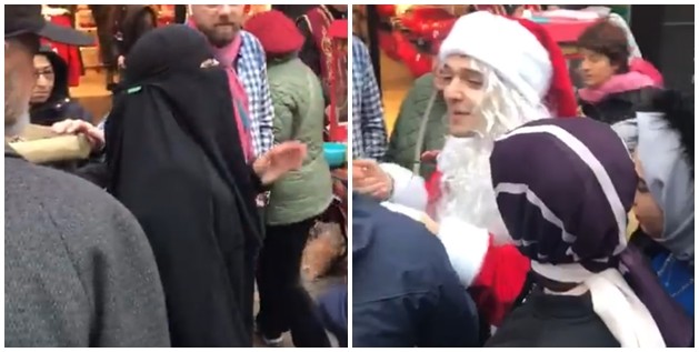 Ümraniye'deki Noel baba rezaletine vatandaştan sert tepki!