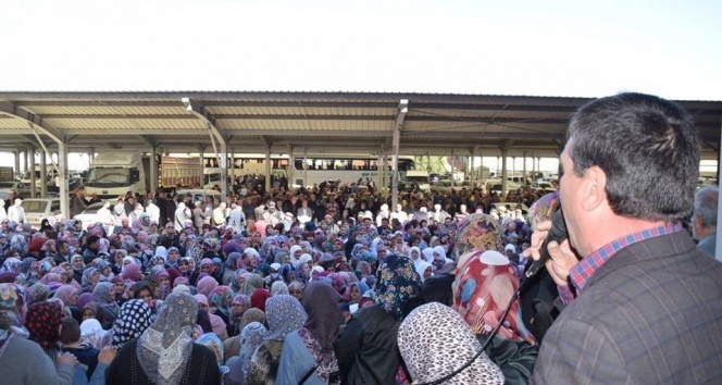 Umreciler uğurlandı