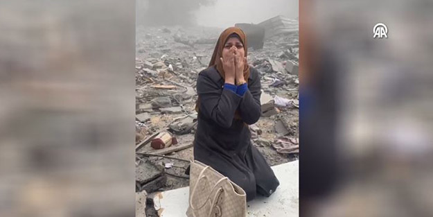 Un almaya gitti döndüğünde çocuklarını enkaz altında buldu! Annenin feryadı yürekleri sızlattı