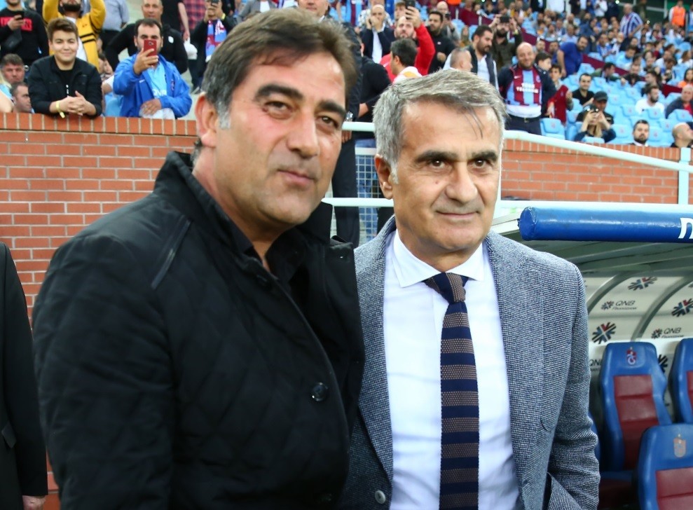 Ünal Karaman, Şenol Güneş’i yakaladı 