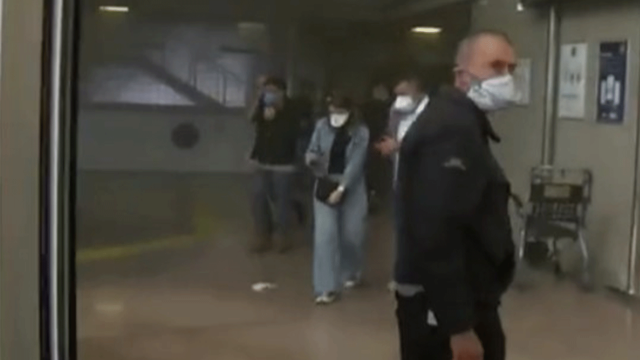 Üniversite hastanesinde yangın!