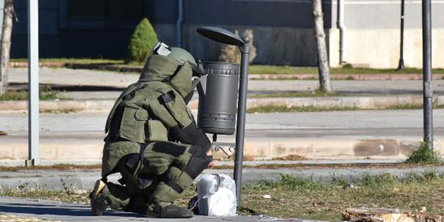 Üniversite kampüsünde şüpheli paket alarmı