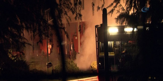 Üniversitede yangın paniği!