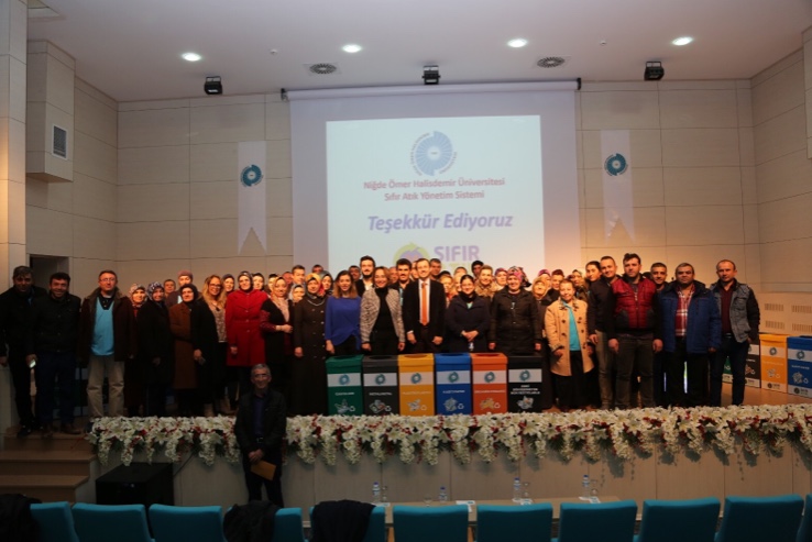 Üniversitede“Sıfır Atık Projesi” Eğitimlerine başlandı 