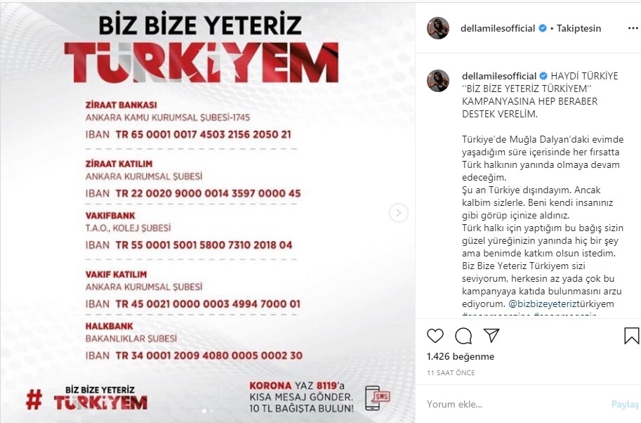 Ünlü isimlerden “Biz Bize Yeteriz Türkiyem” kampanyasına destek 