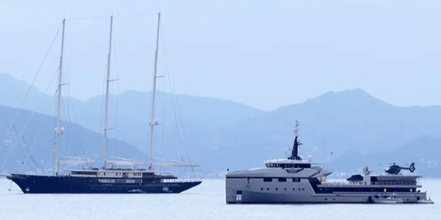 Ünlü milyarderin devasa gemisi her yere demirleyemiyor!