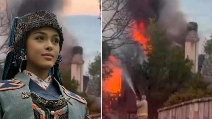 Ünlü oyuncu Aslıhan Karalar ölümden döndü! Sahur vakti villada çıkan yangın paniğe neden oldu