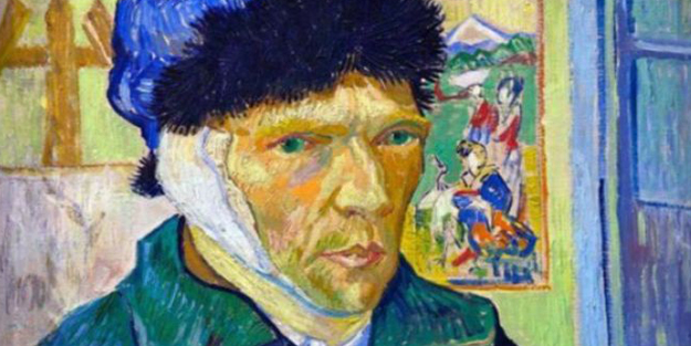 Ünlü ressam Van Gogh Aralık 1888'de girdiği bir psikoz sonucu hangi kulağından bir parça kesmiştir?