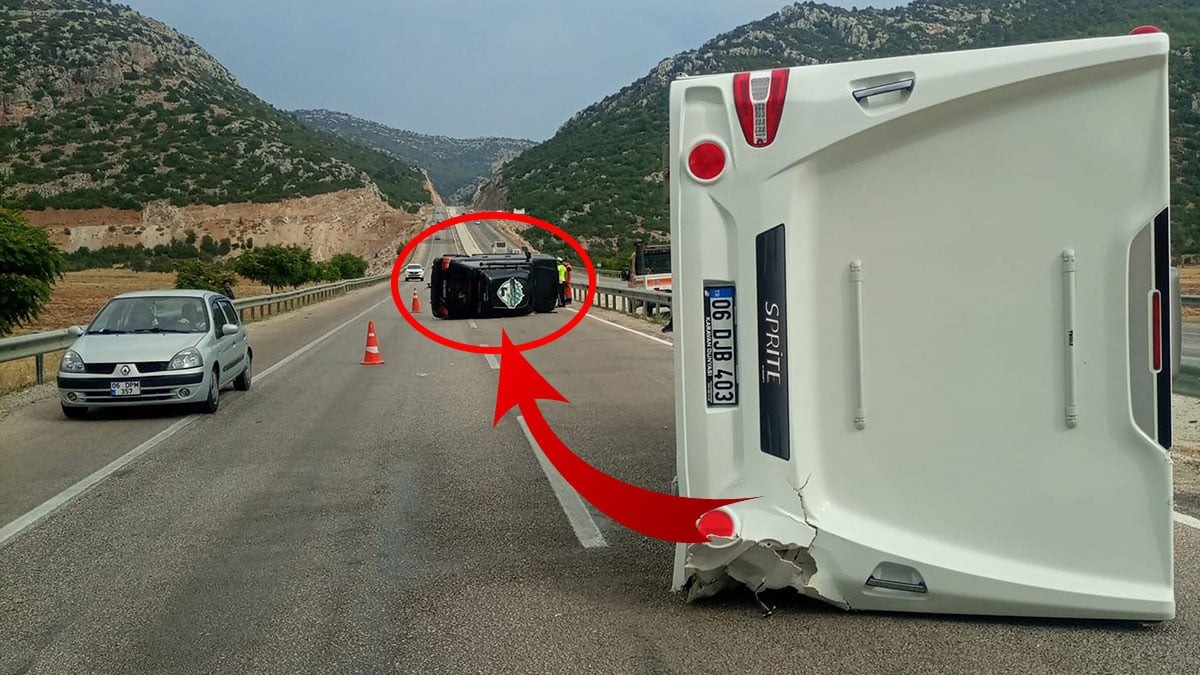 Ünlü şarkıcıdan kötü haber! Karavanıyla birlikte kaza yaptı! Eşi ve çocukları da araçtaydı