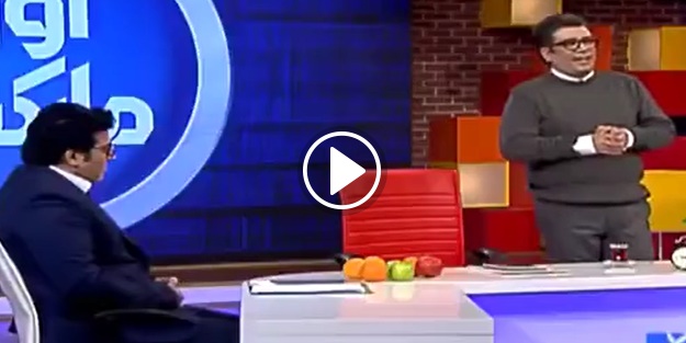 Ünlü sunucu canlı yayında bayıldı!