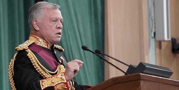 Ürdün Kralı'ndan Filistinlilere destek