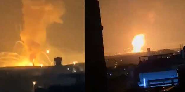 Ürdün'de askeri üste büyük patlama