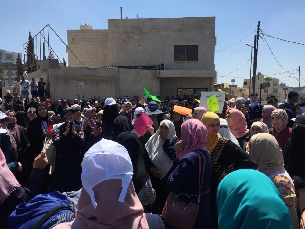 Ürdün’de öğretmenlerden protesto 