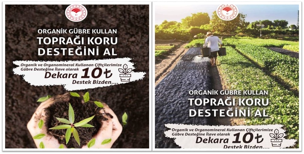 Üreticiye organik gübre desteği çağrısı 
