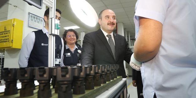 Üretimin tamamı ihracata gidiyor! Bakan Mustafa Varank bizzat inceledi