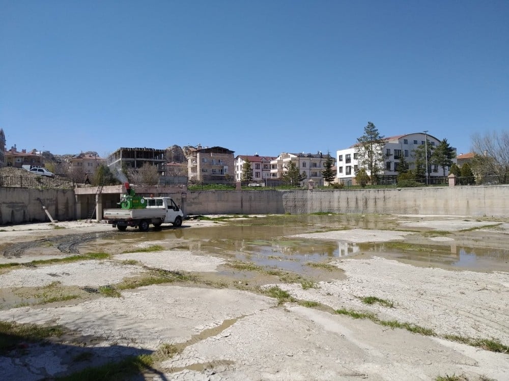 Ürgüp’te larva ilaçlama çalışmaları başladı 