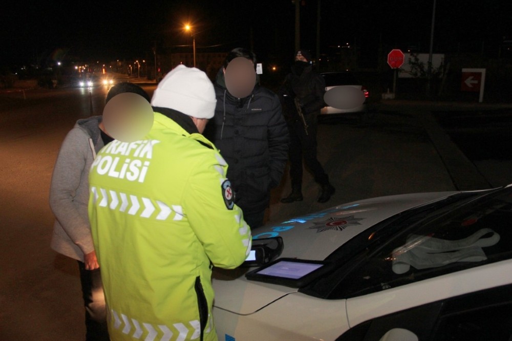 Ürgüp’te polis ekipleri tarafından uygulama yapıldı 