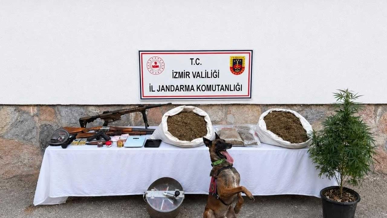 Urla’da uyuşturucu operasyonu: 13 kilo skunk ele geçirildi