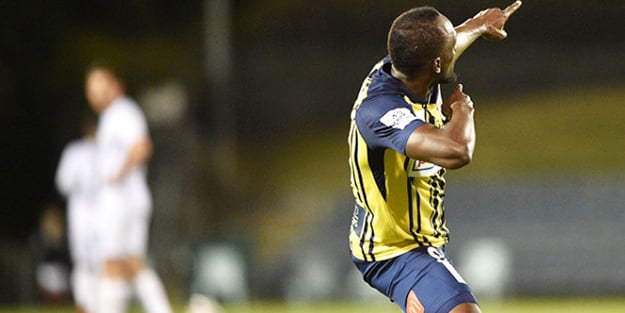 Usain Bolt, futbola çok hızlı başladı