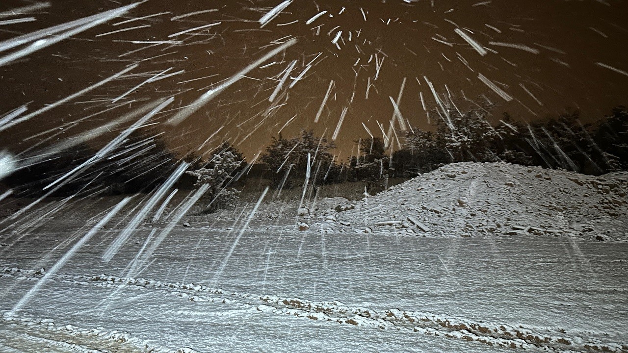 Uşak beyaza büründü!