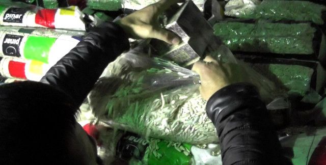 9 bin paket bandrolsüz sigara yakalandı