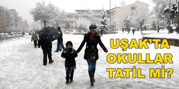 Uşak’ta 19 Ocak Çarşamba yarın okullar tatil mi? Uşak Valiliği kar tatili açıklaması!