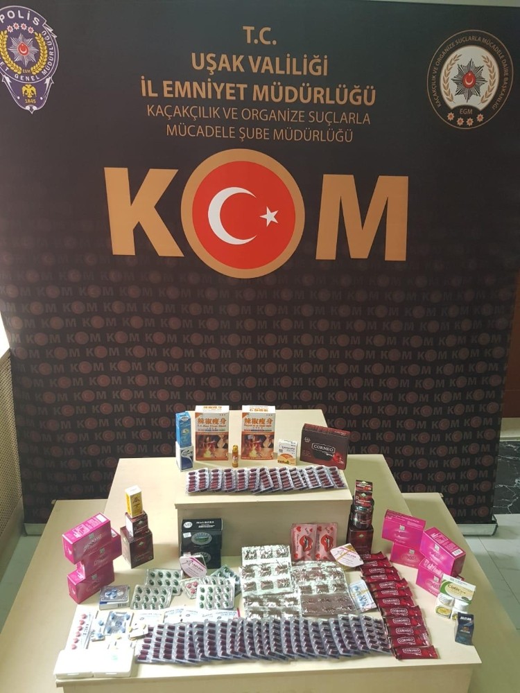Uşak’ta 741 adet kaçak gıda ürünü ele geçirildi 