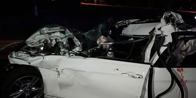 Uşak'ta feci kaza: 1 ölü 1 yaralı