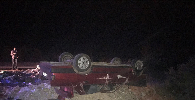 Uşak'ta trafik kazası: 1 ölü, 1 yaralı