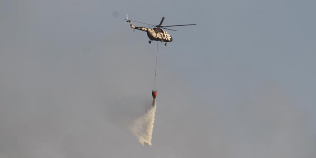 Uşak'taki yangın söndürüldü