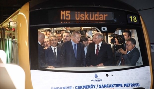 Üsküdar-Ümraniye Metro Hattı ilk günde 179 bin 612 yolcu taşıdı!