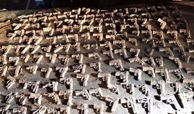 Üsküdar'da bulunan silahlar imha amaçlı gömülmüş olabilir